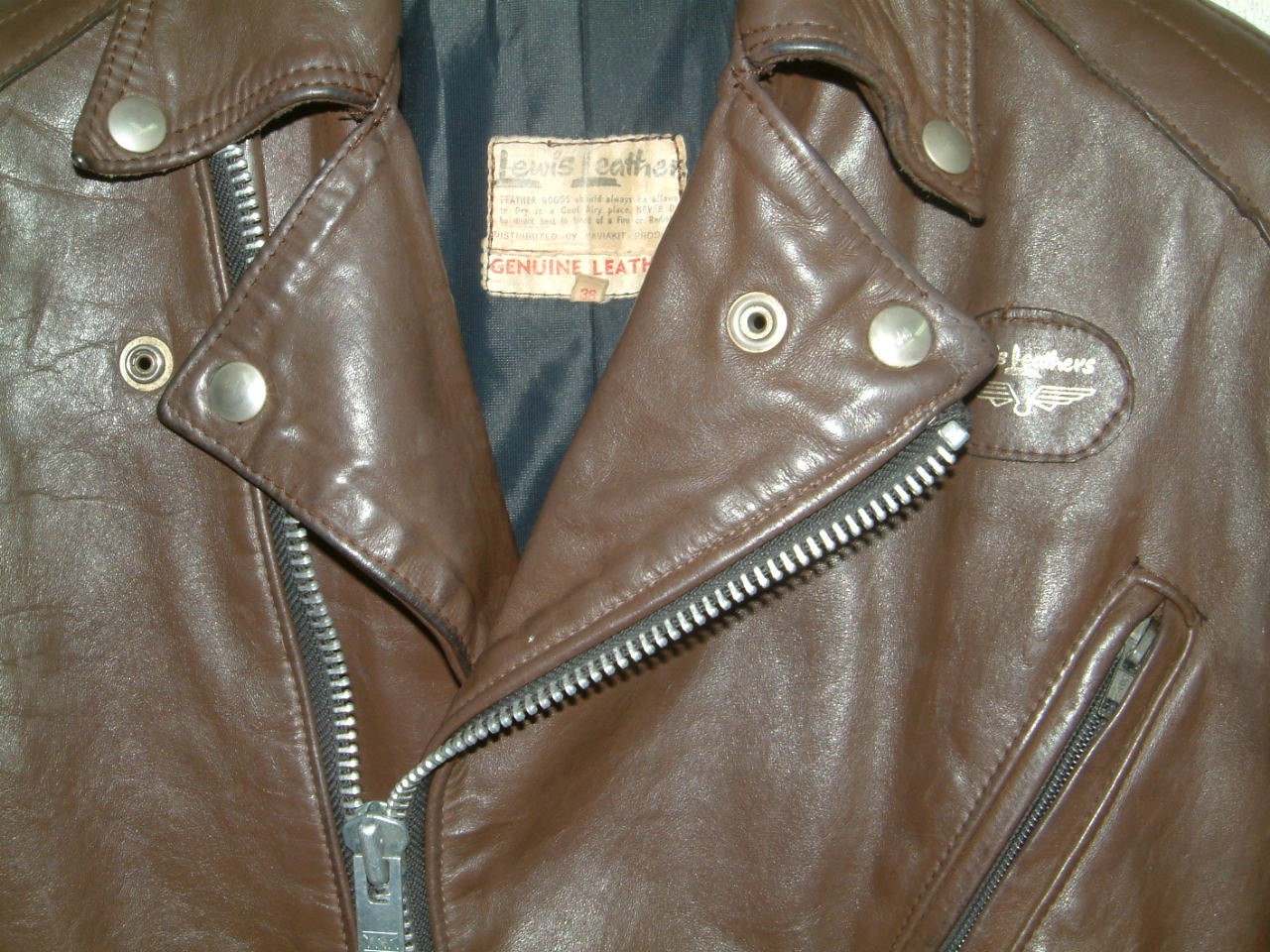 70's ルイスレザー ヨーロッパ ブラウン 36: ES HARNESS CO. ,LTD.